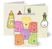 Fun Food! Greeting Cards
