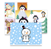 Snowmen and Penguin Postcards