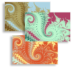 Paisley Print Business Cards