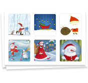 Santa & Father Christmas Stickers