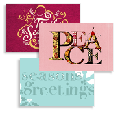 Holiday Greetings Business Cards