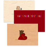 Be My Valentine, Postcards