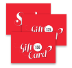 Red Gift Cards  