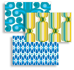 Blue Wallpaper Business Cards