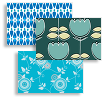 Blue Wallpaper Business Cards
