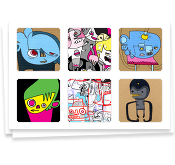 Jon Burgerman StickerBook