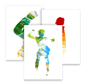 Painted People, Postcards