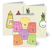 Fun Food! Greeting Cards
