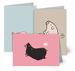 Perfect Pink Pigs, Greeting Cards