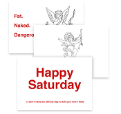Anti-Valentines Post Cards
