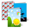 Peskimo Greetings Cards
