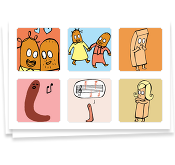 Classic Simone Lia, Stickers