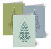 Typographic Xmas trees, Christmas...