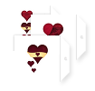 Hearts and flowers: Save-the-date...