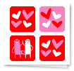 Young Love, Stickers