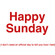 Sunday