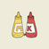 mustard and ketchup 