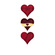 boudoir heart trio 