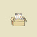 cat in a box 