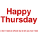 Thursday 2