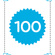 blue 100