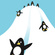 Penguin Surfing