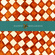 HAPPY HOLIDAYS pattern orange 