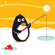 penguin fishing