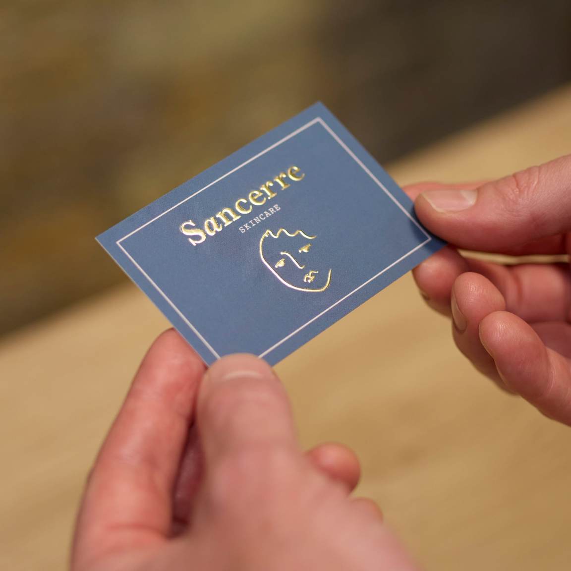 Tarjetas de Visita Estampado Oro, image size:1152x1152