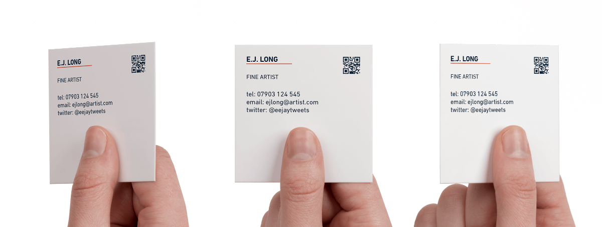 Matte Square Business Cards
