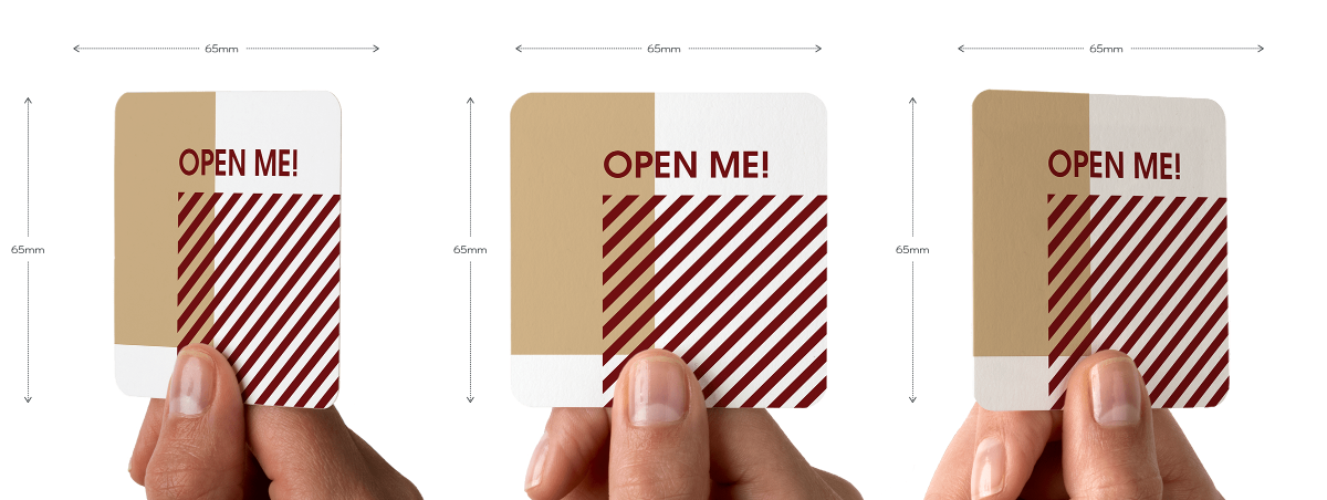 Illustration 1 Cartes de Visite Carrées