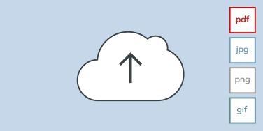 Upload a full design if you...