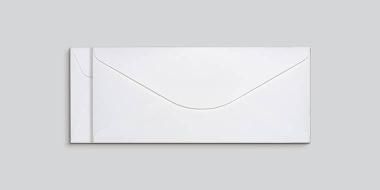 2 white size 9 Envelopes