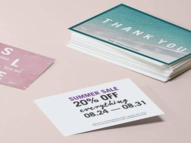 Customizable Postcard templates to promote your heart out