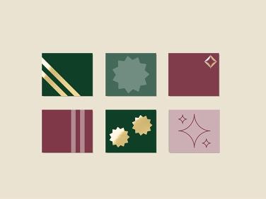 Un design différent sur chaque étiquette.