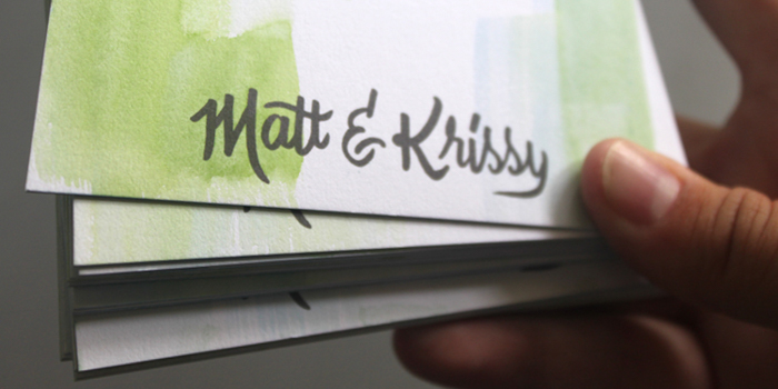 Lauren Beltramo Matt & Krissy Invitation Postcards