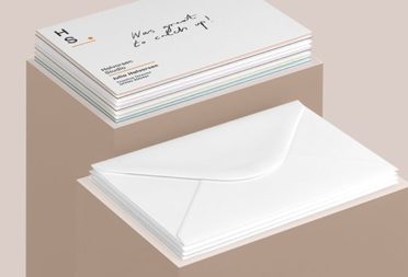 luxe note cards by MOO with free envelopes