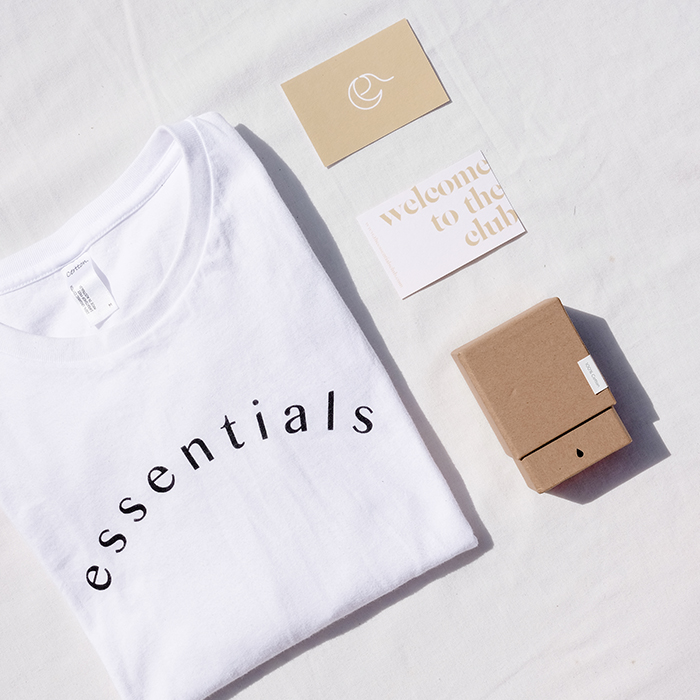 The Binding luxury business cards and t-shirt