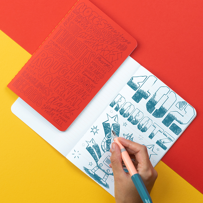 Kate Moross lined notebook