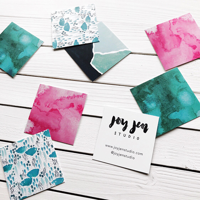Joy Jen business card designs