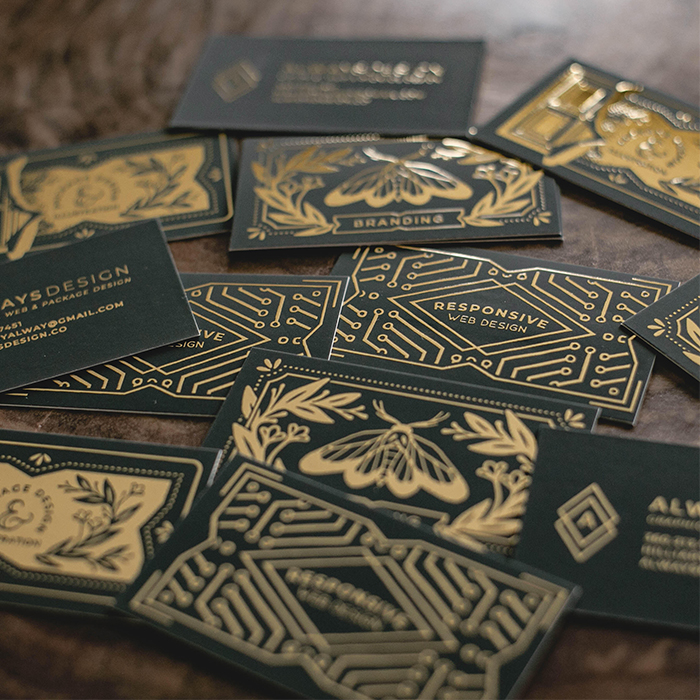 17 gold foil business card designs you need to see MOO Blog