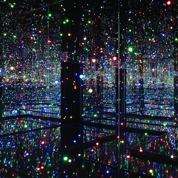 Yayoi Kusama Infinitely Mirrored Room exhibition at Tate