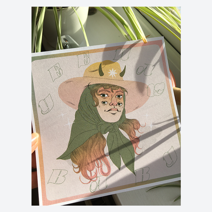 Cowboy print by arose.garden