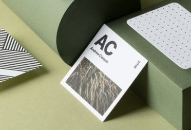 3 recycled cotton business cards