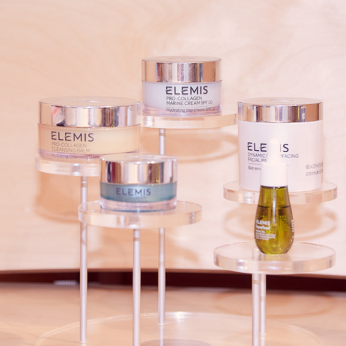 A selection of ELEMIS skincare products 