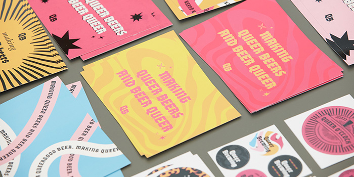 An example of how great design is at the heart of branding for Queer Brewing Ltd