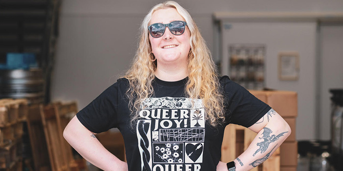 Founder of Queer Brewing Ltd, Lily White