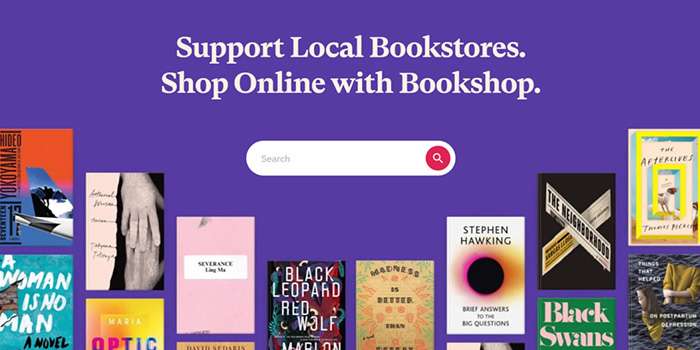 Bookshop.org - an alternative to Amazon shopping that supports local bookshops