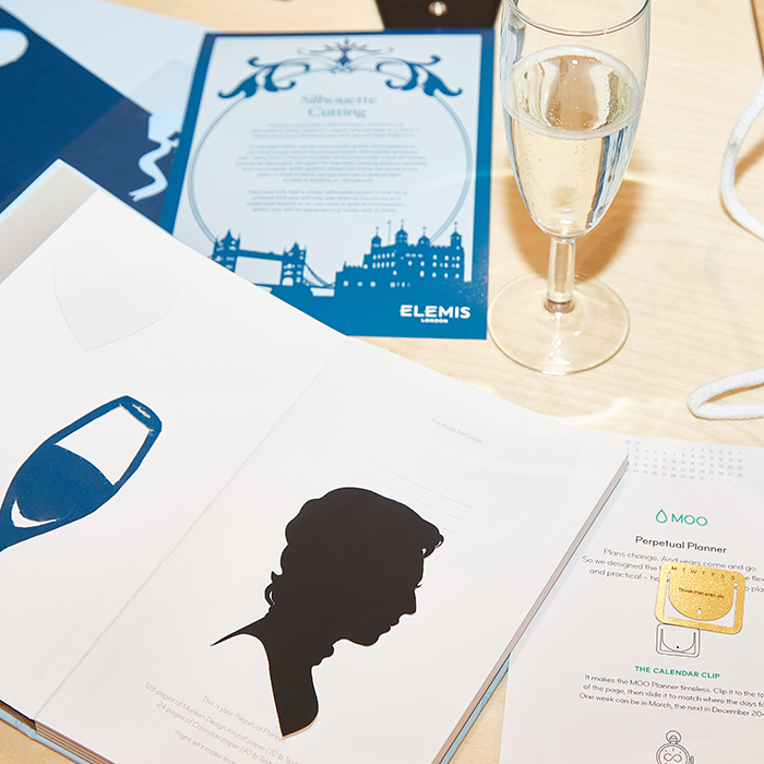 We supported Elemis with branded Notebooks.