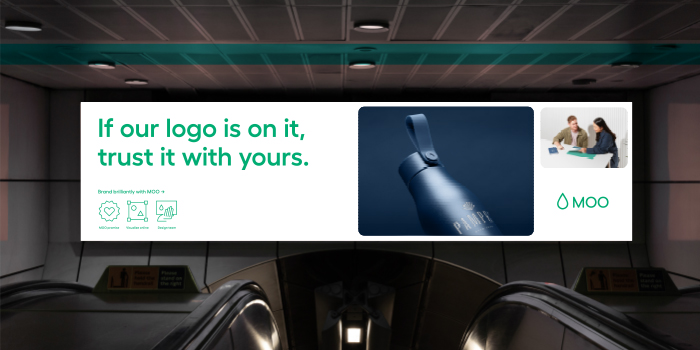 The MOO brand refresh out in the real world